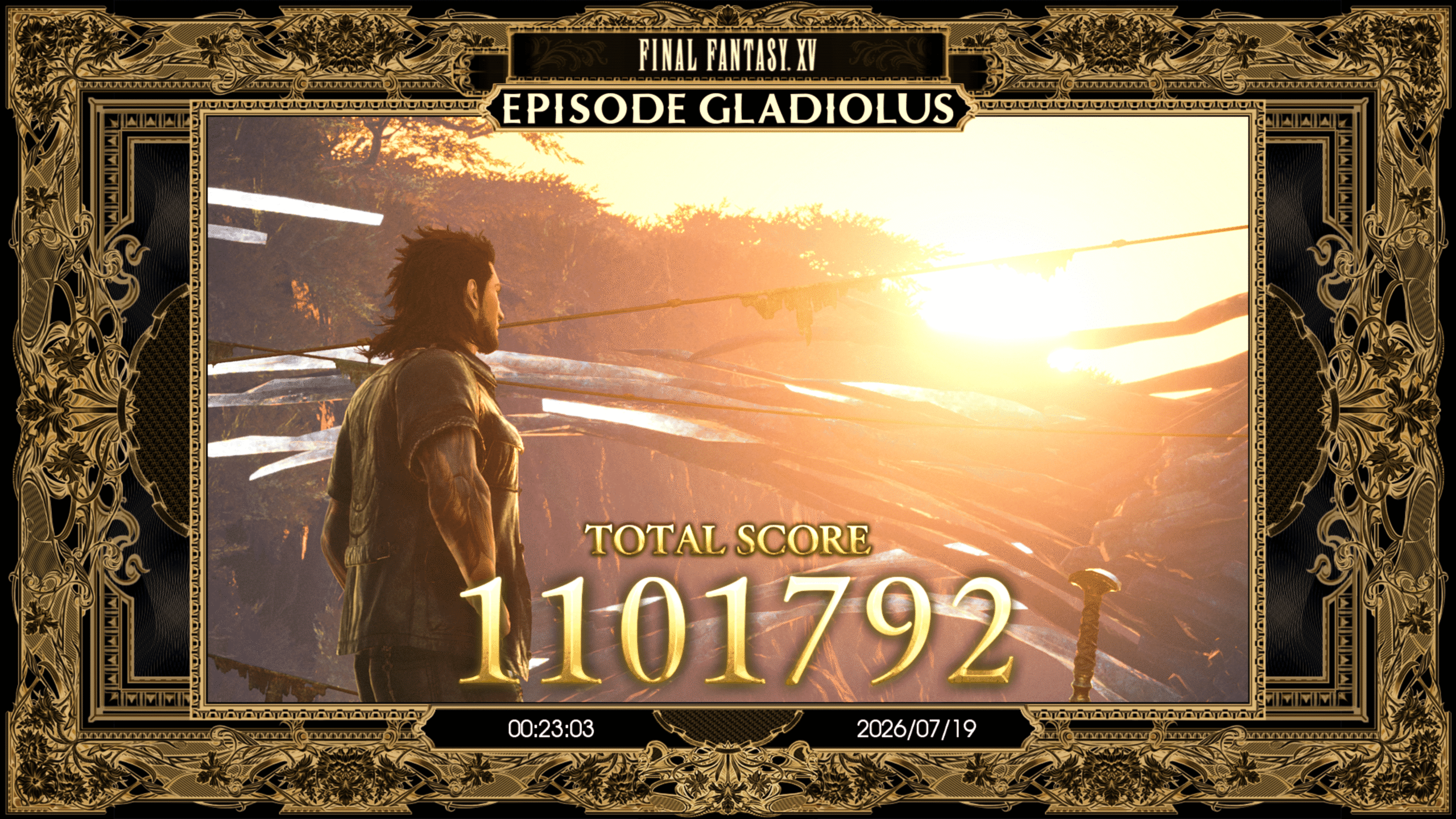 FFXV Episode Gladiolus score attack